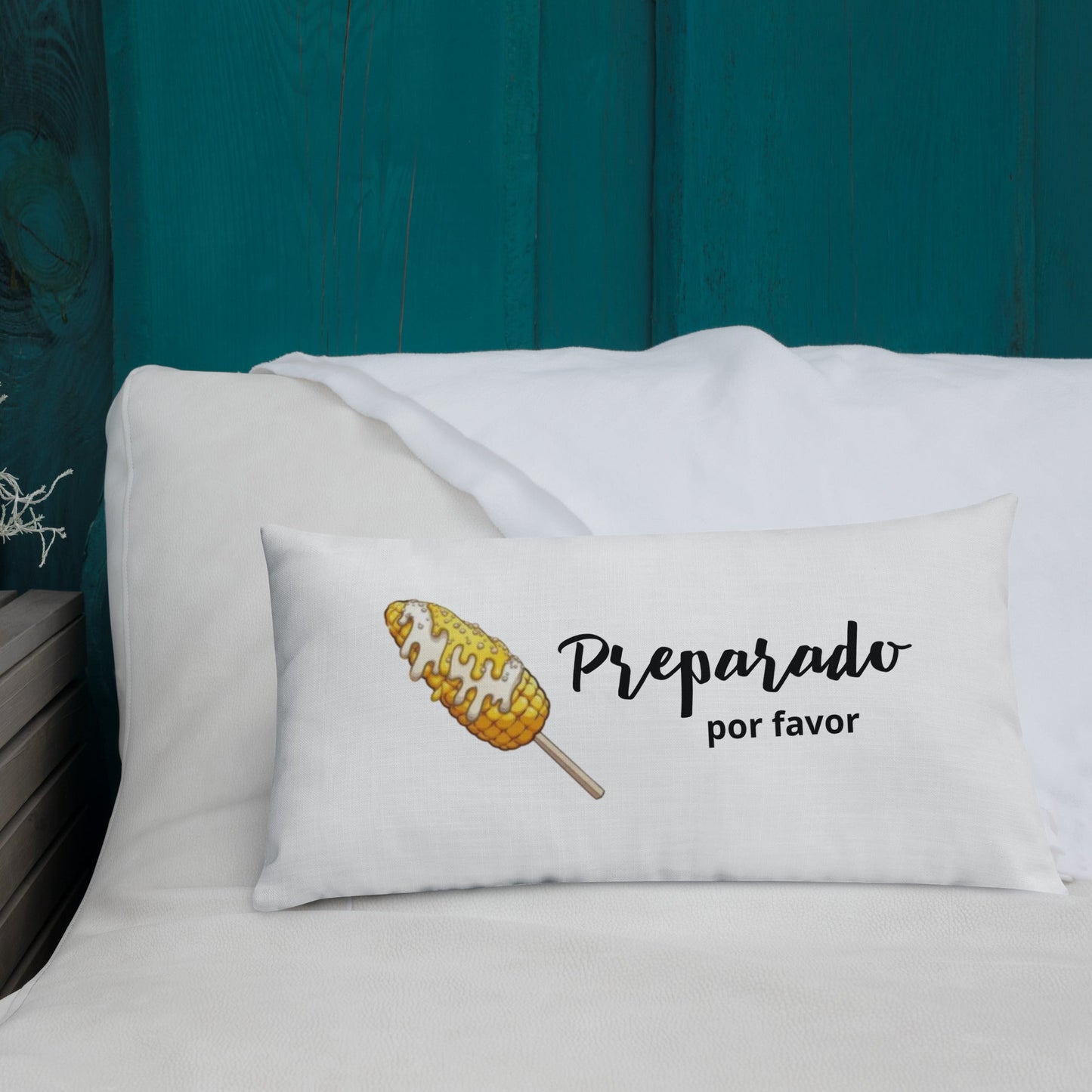 Elote Preparado Premium Pillow