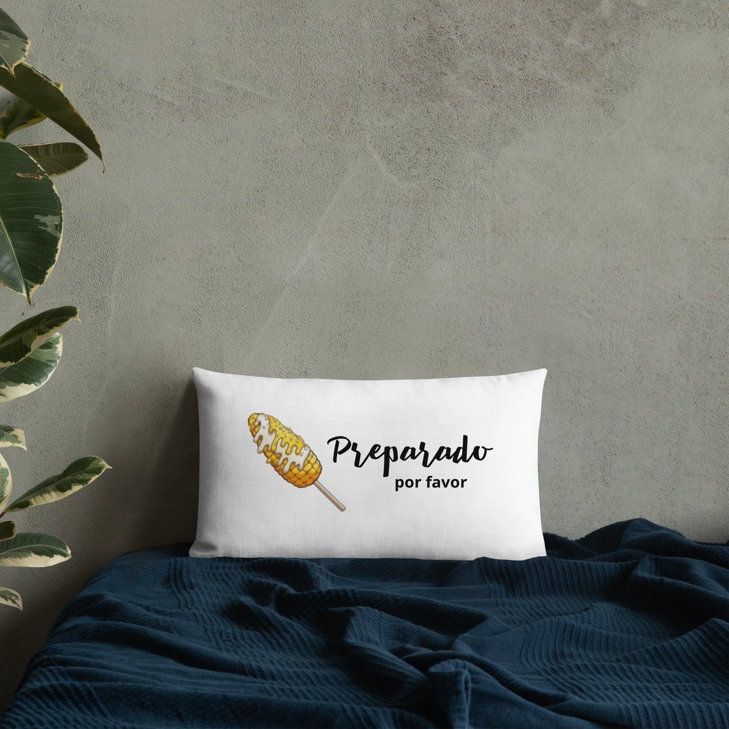 Elote Preparado Premium Pillow