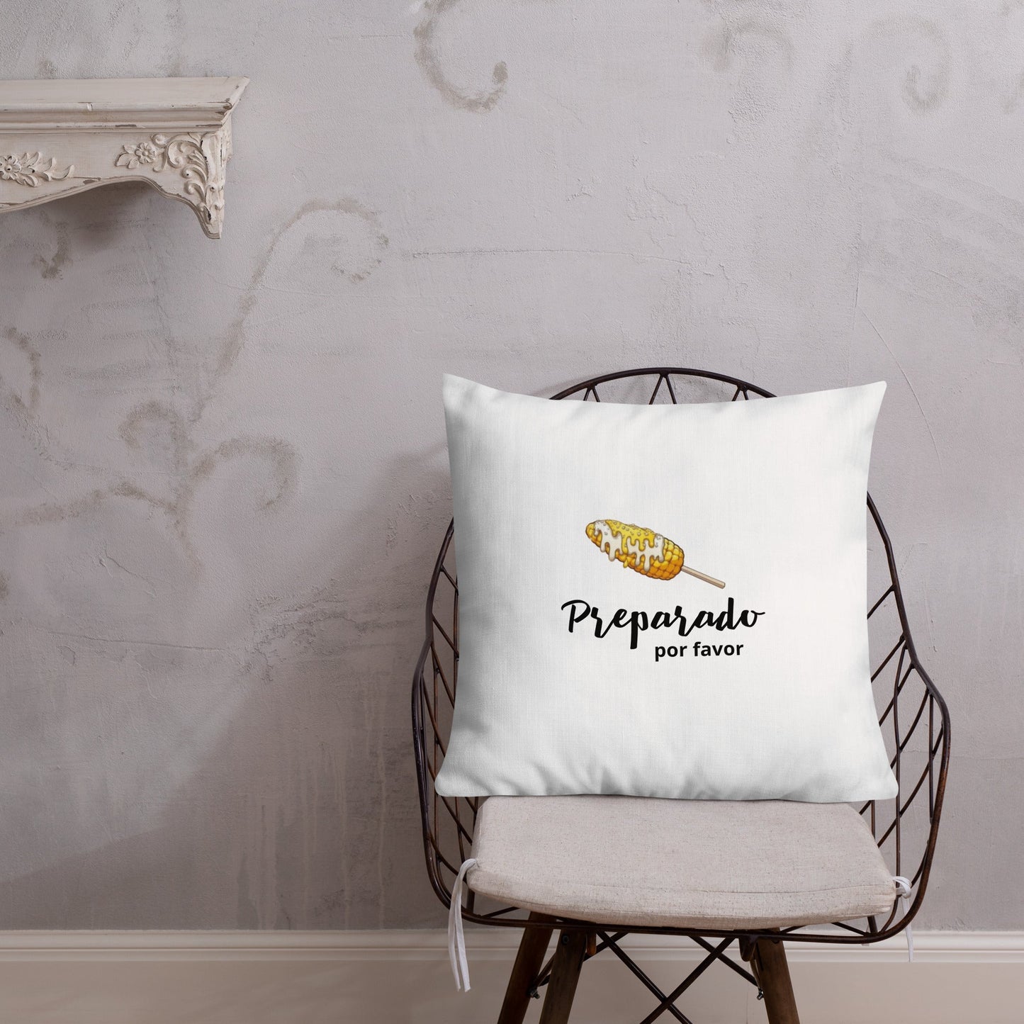 Elote Preparado Premium Pillow
