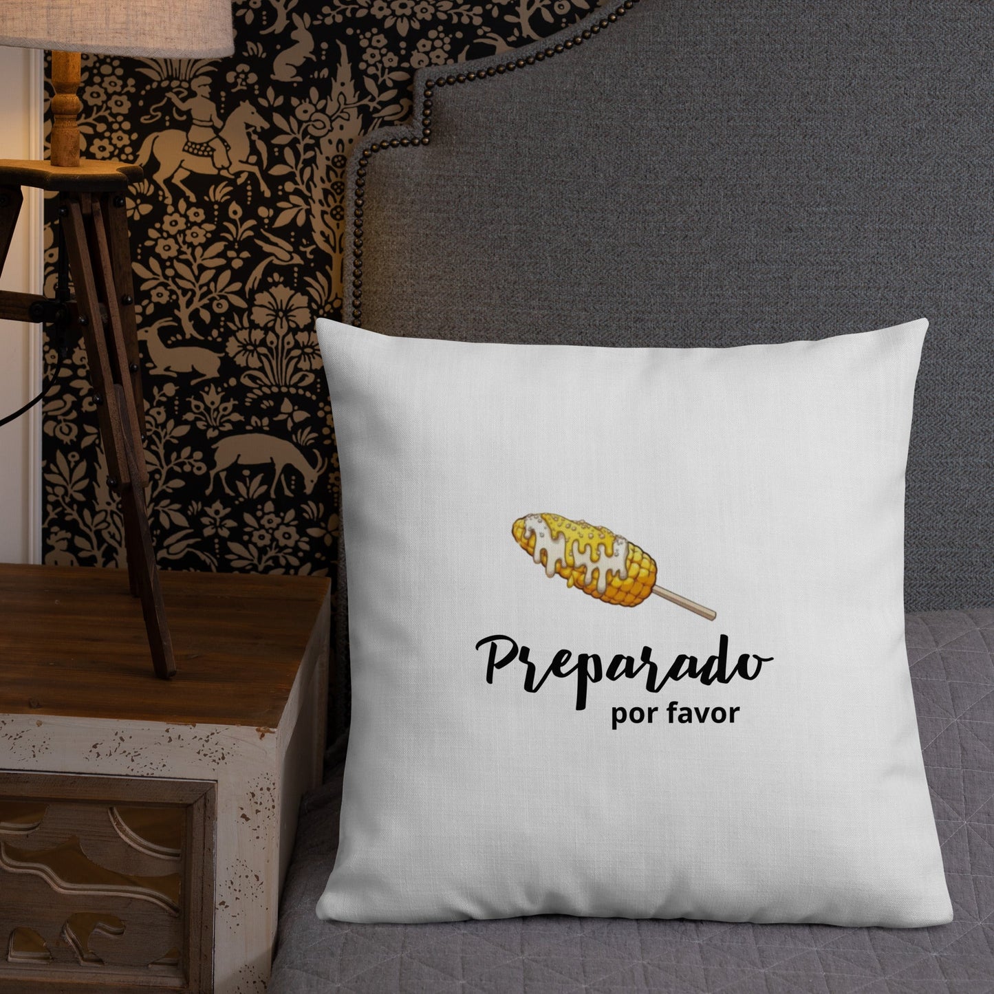 Elote Preparado Premium Pillow