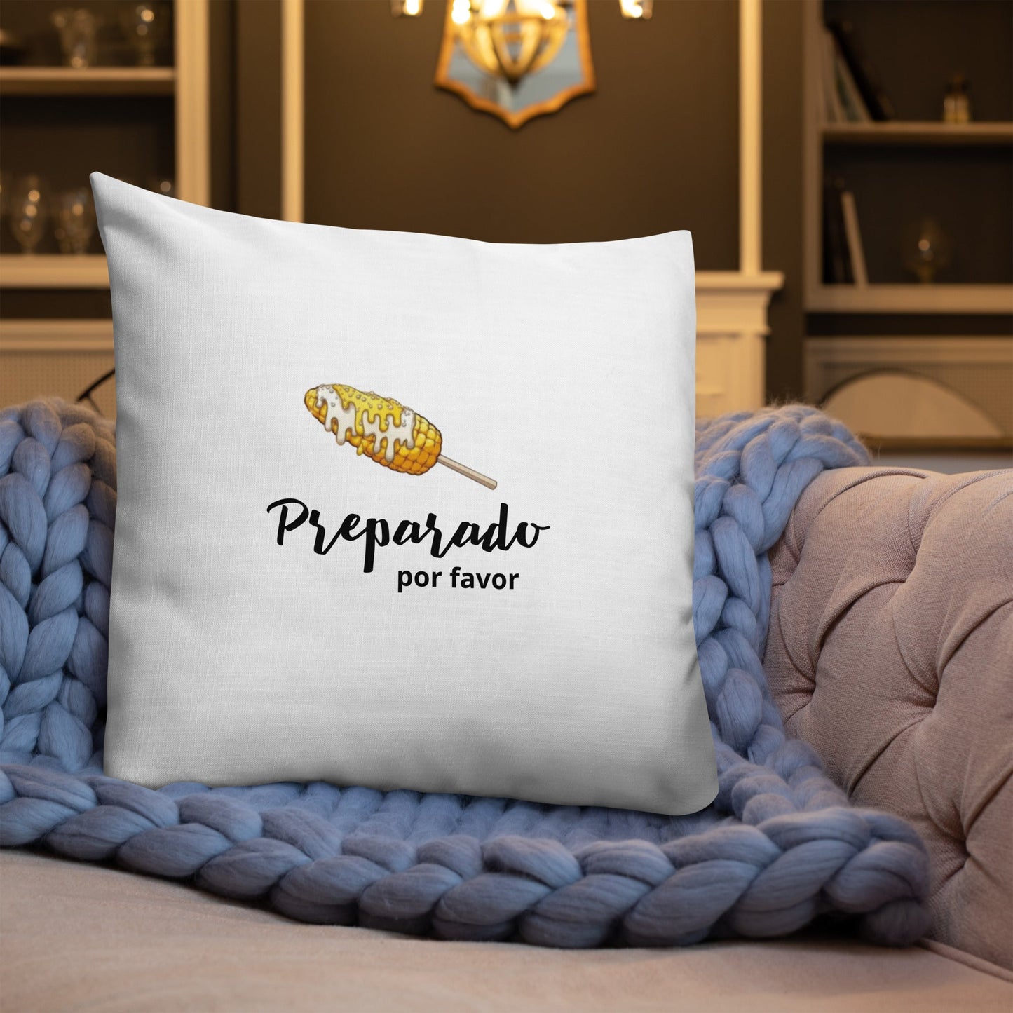 Elote Preparado Premium Pillow