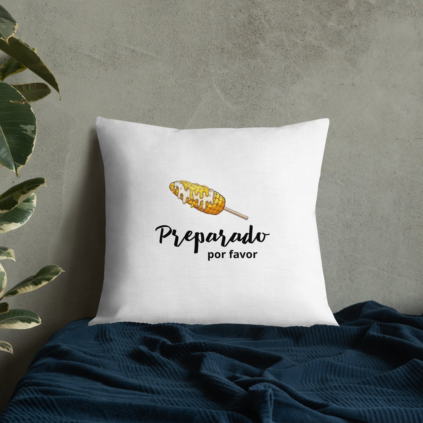 Elote Preparado Premium Pillow
