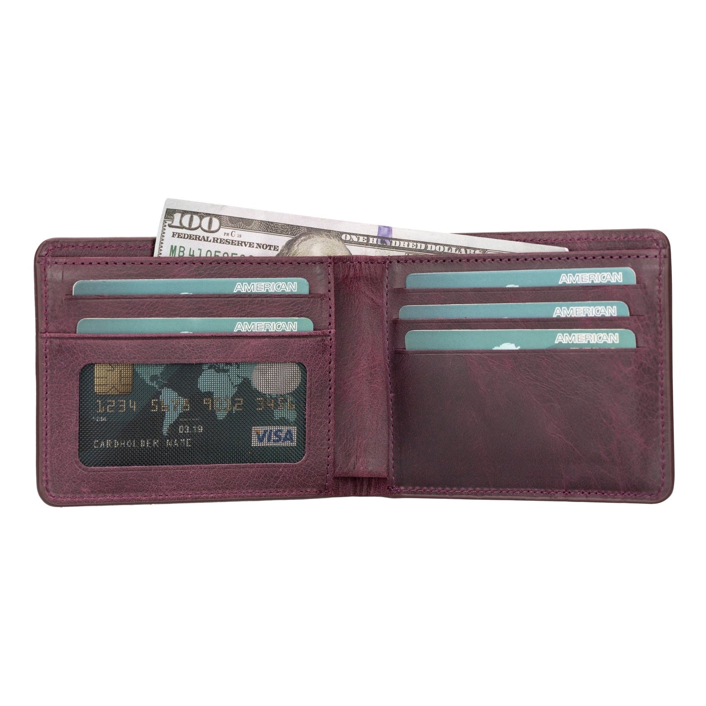Arvada Handmade Bifold Leather Men Wallet