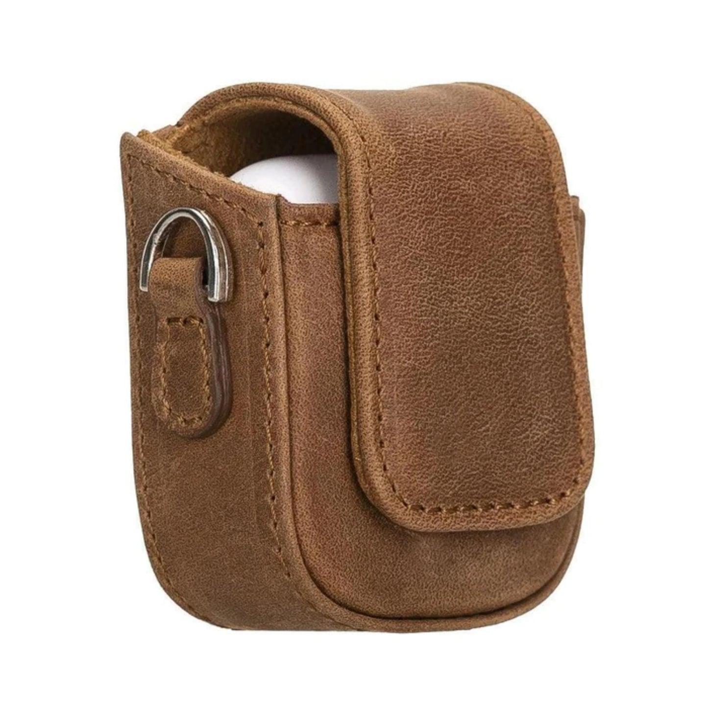 Aurora Luxury Leather AirPods Case with Attached Wrist Strap