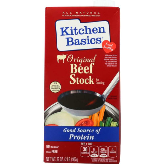 Kitchen Basics Original Beef Stock - 32oz Gluten-Free, No Artificials