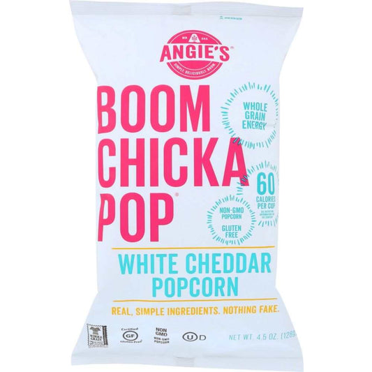 ANGIES: White Cheddar Popcorn, 4.5 oz