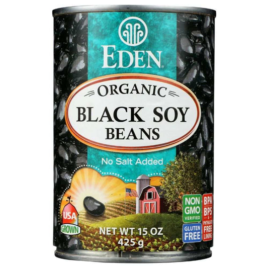 EDEN FOODS: Black Soybeans Organic, 15 oz