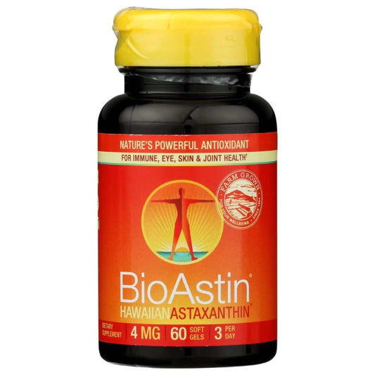 NUTREX: BioAstin Hawaiian Astaxanthin 4mg, 60 sg