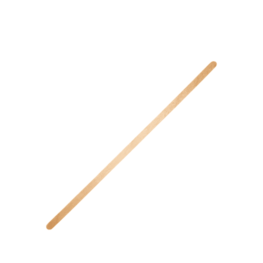 Karat Earth Wooden Coffee Stirrer, Unwrapped, 7.5"