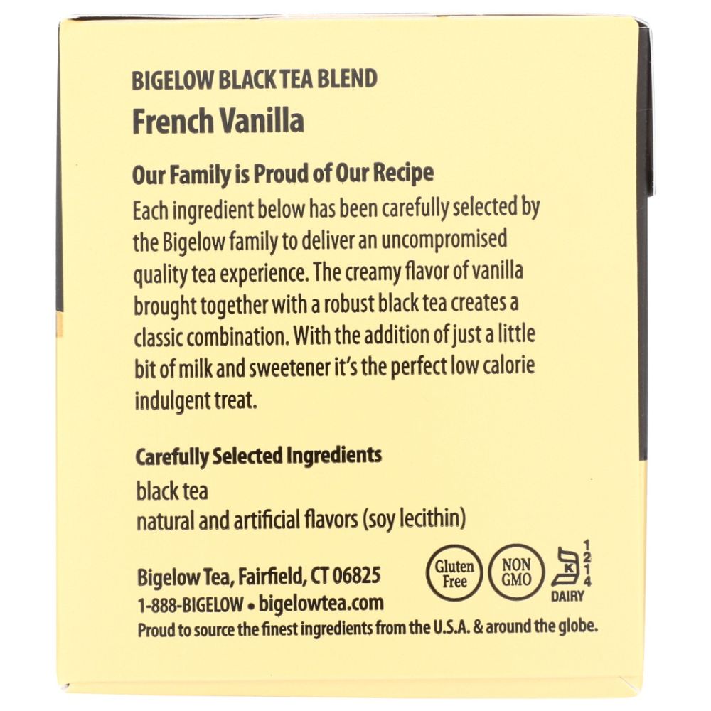 BIGELOW: French Vanilla Black Tea 20Bg, 1.28 oz