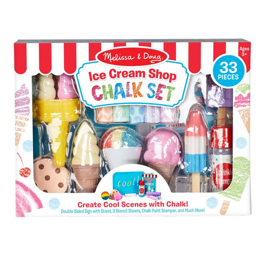 MELISSA & DOUG - Ice Cream Shop Chalk Play Set