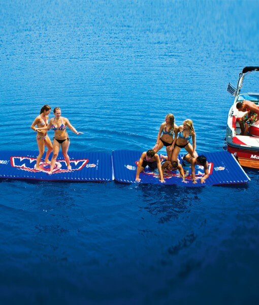 WOW Sports Floating Pool and Lake Water Walkway and Lounge - Green (12-2060)