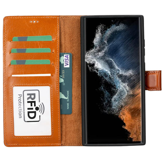 Buffalo Samsung Galaxy S21 Series Detachable Leather Wallet Case