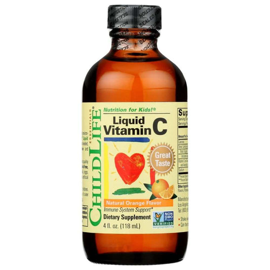 CHILDLIFE Liquid Vitamin C |Kids -Immune Support|Antioxidant Boost 4oz