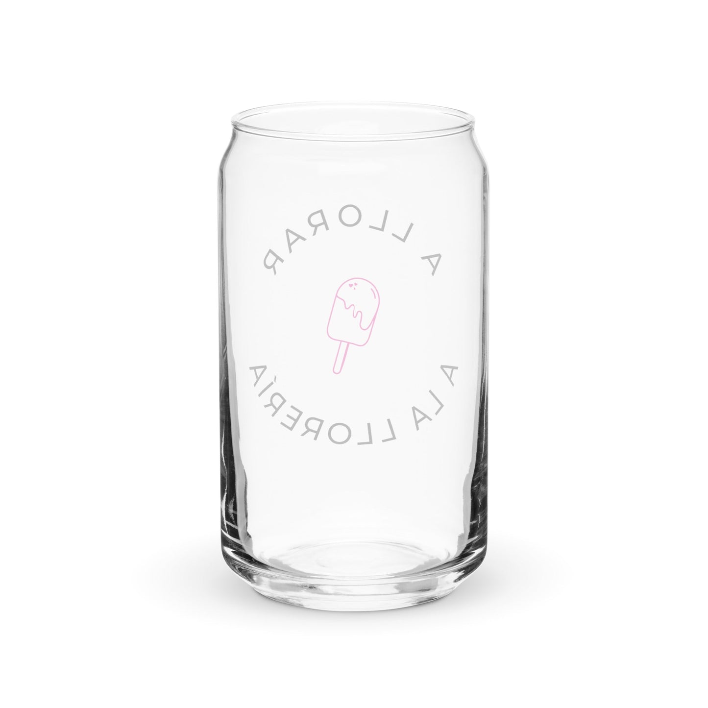 Can-shaped glass