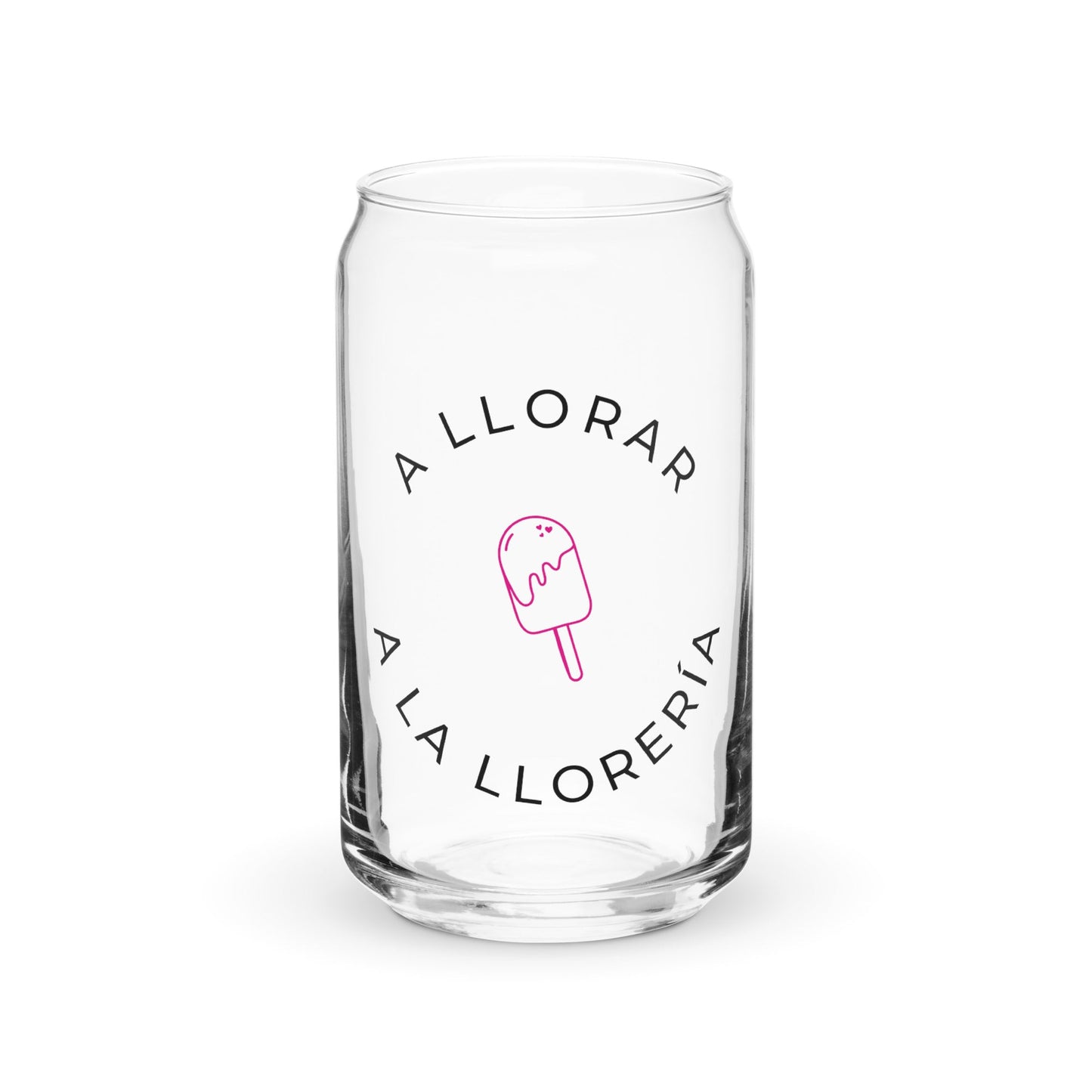 Can-shaped glass