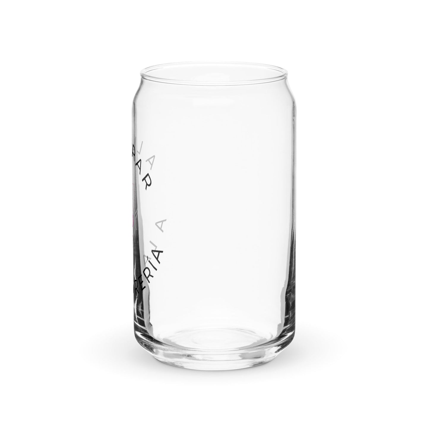 Can-shaped glass