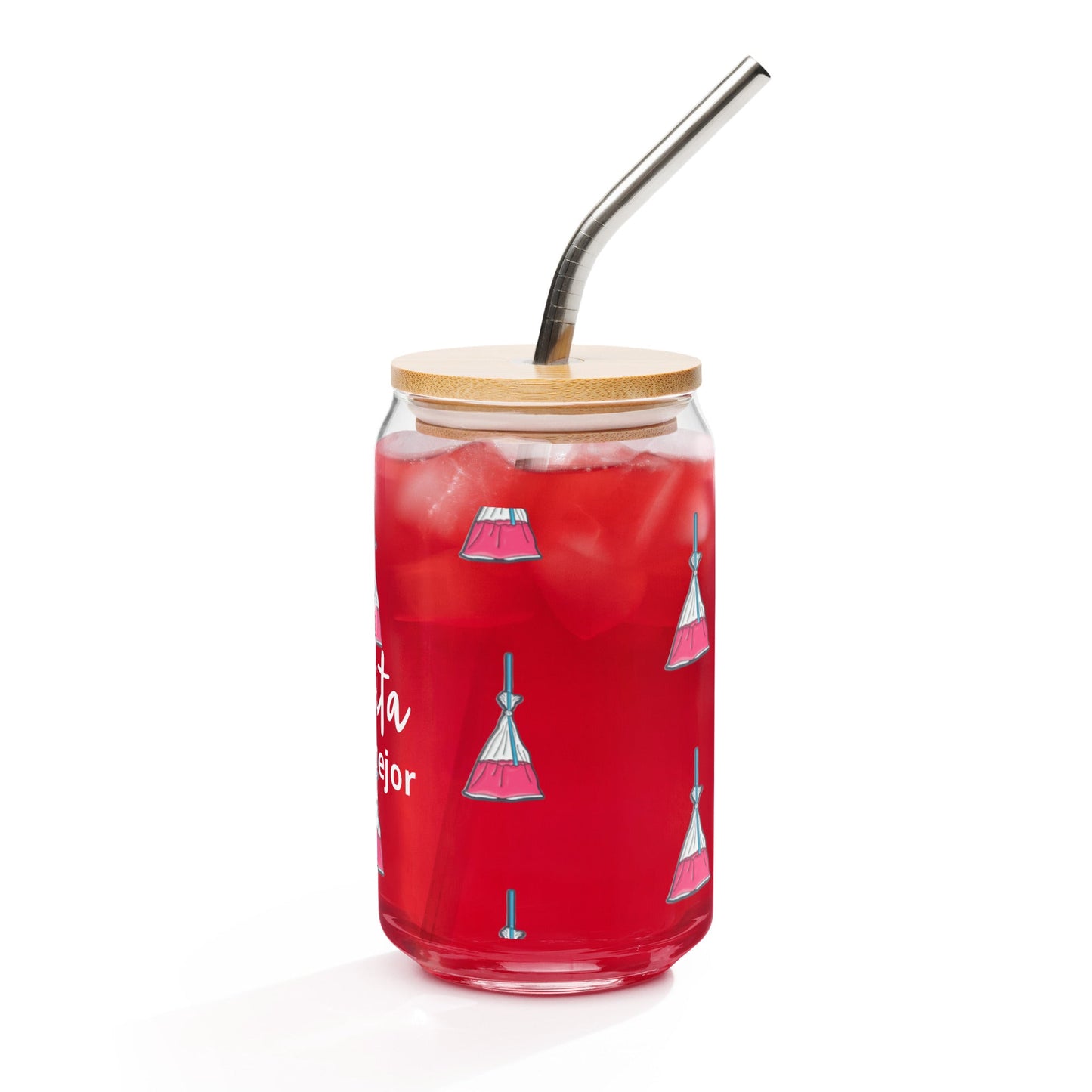 Bolsita Can-shaped glass