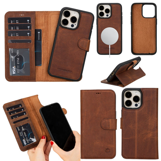 Casper Leather iPhone 14 Pro Wallet Case | MagSafe