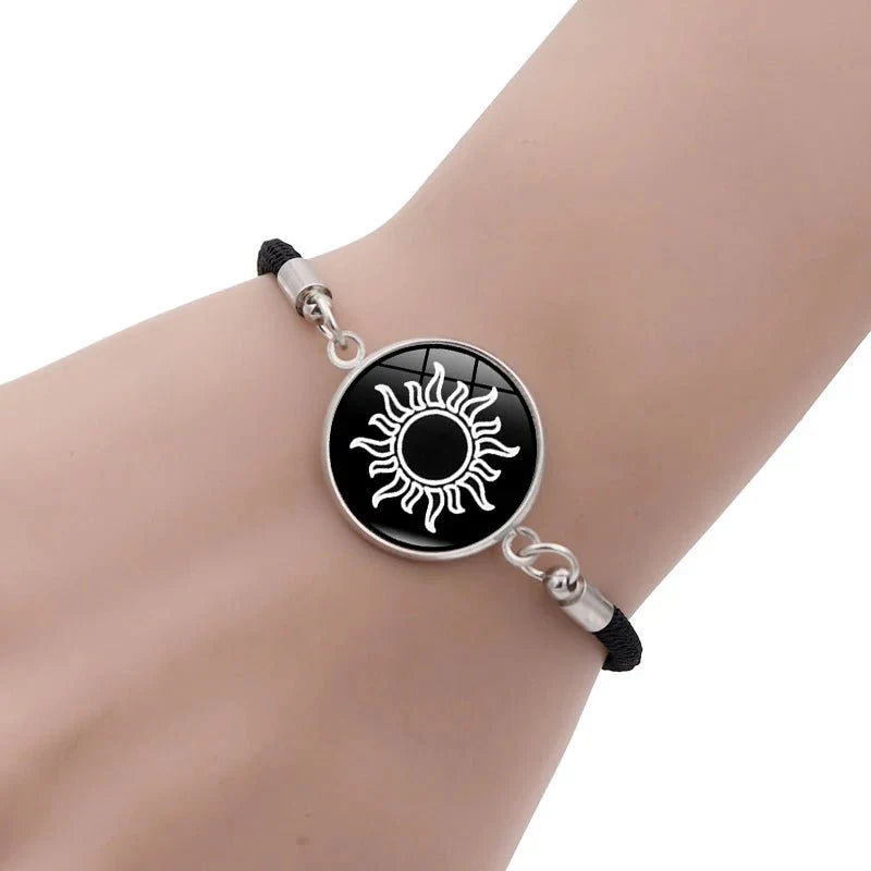 Celestial Love: Luminous Sun & Moon Couple Bracelets – For Those Who Share the Stars