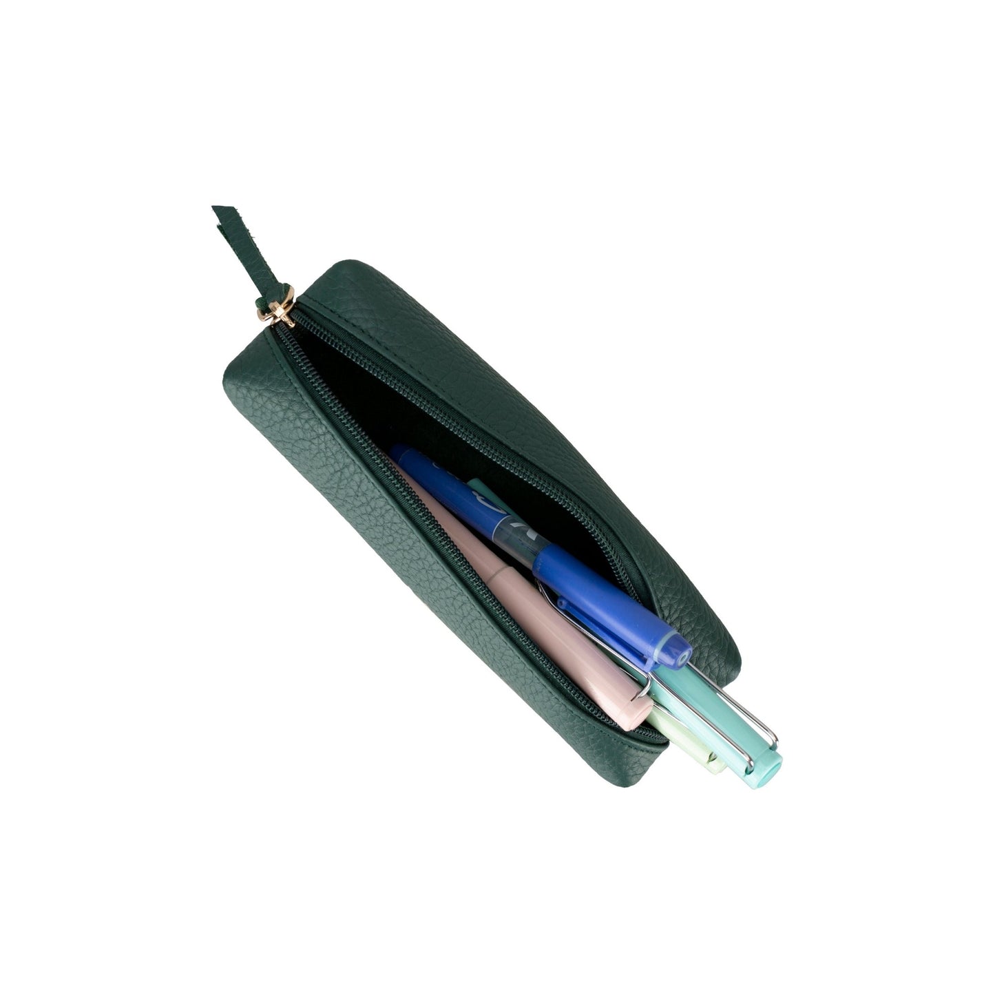 Centennial Multipurpose Leather Pencil Case and Makeup Bag