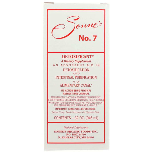 SONNES No 7 Detoxificant – 32oz Cleansing Drink | Psyllium & Bentonite