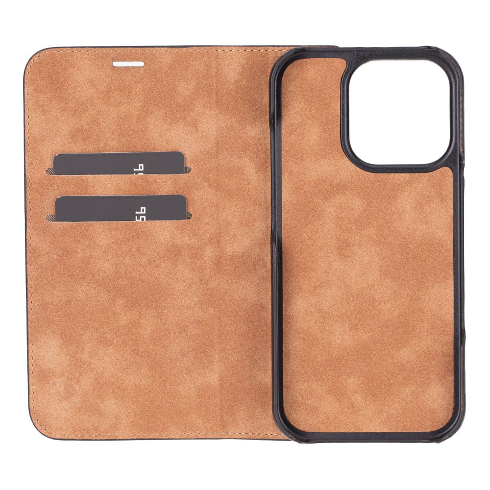 Decatur Leather iPhone 16 Pro Folio Case
