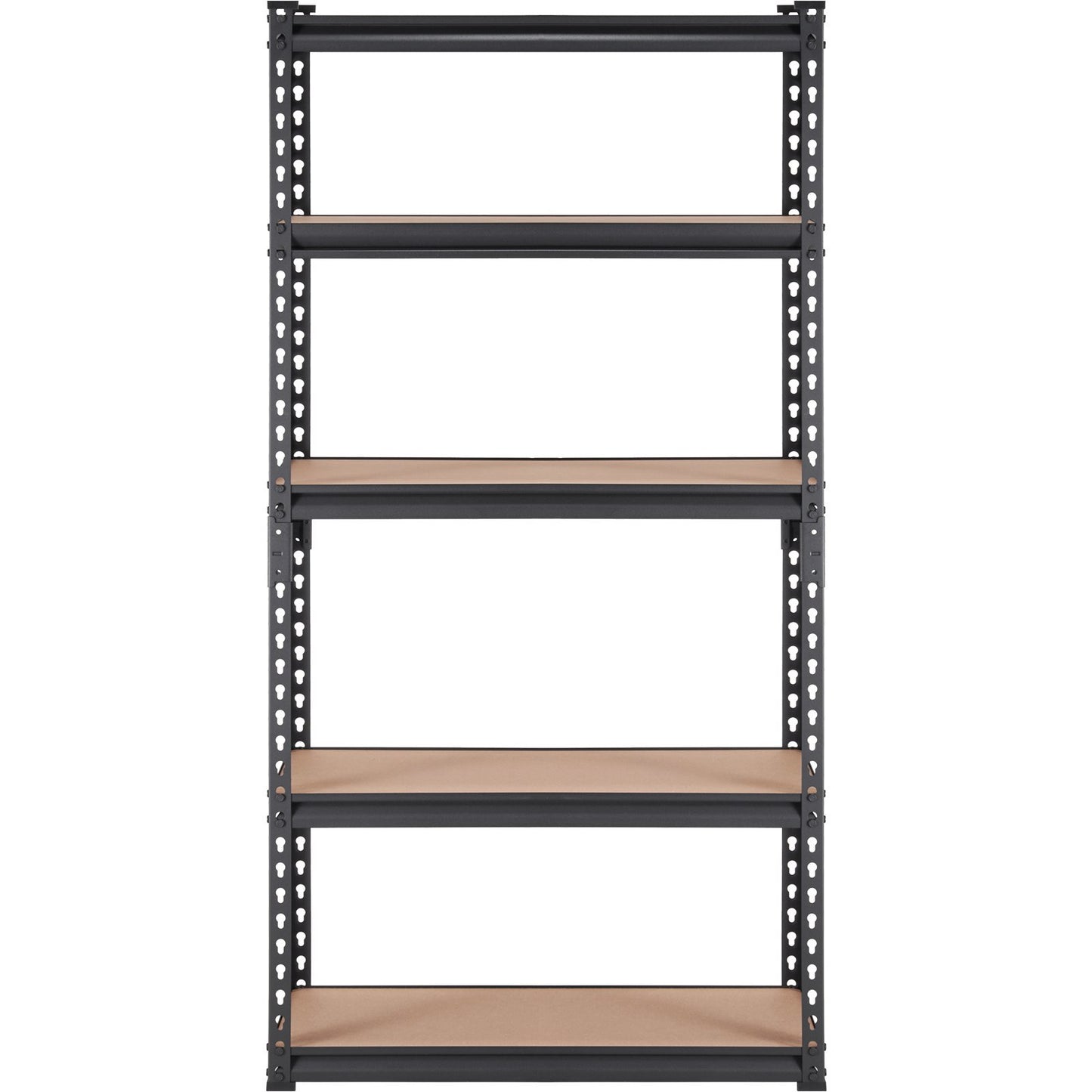 VEVOR Storage Shelving Unit, 5-Tier Adjustable, 2000 lbs Capacity, Heavy Duty Garage Shelves Metal Organizer Utility Rack, Black, 30" L x 12" W x 60" H for Kitchen Pantry Basement Bathroom Laundry