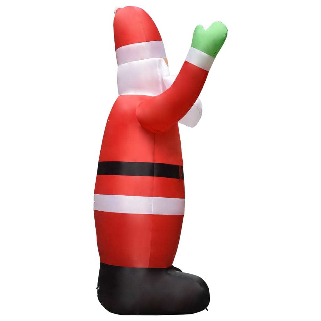 Inflatable Santa Claus with LEDs Christmas Decoration IP44 14.8'