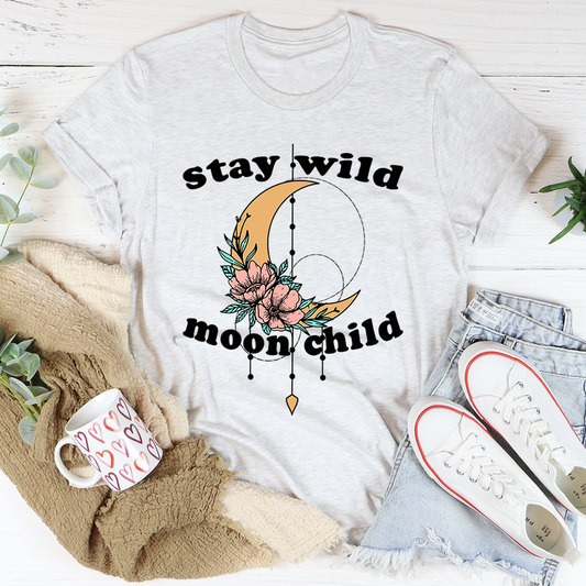 Stay Wild Moon Child Boho T-Shirt