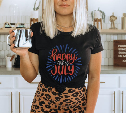 Happy 4th Of July T-shirt, American Shirt, Independence Day Tee, Usa Shirt, Gift For Usa Mama, Friends Top, Memorial Day Shirt, Gift For Her