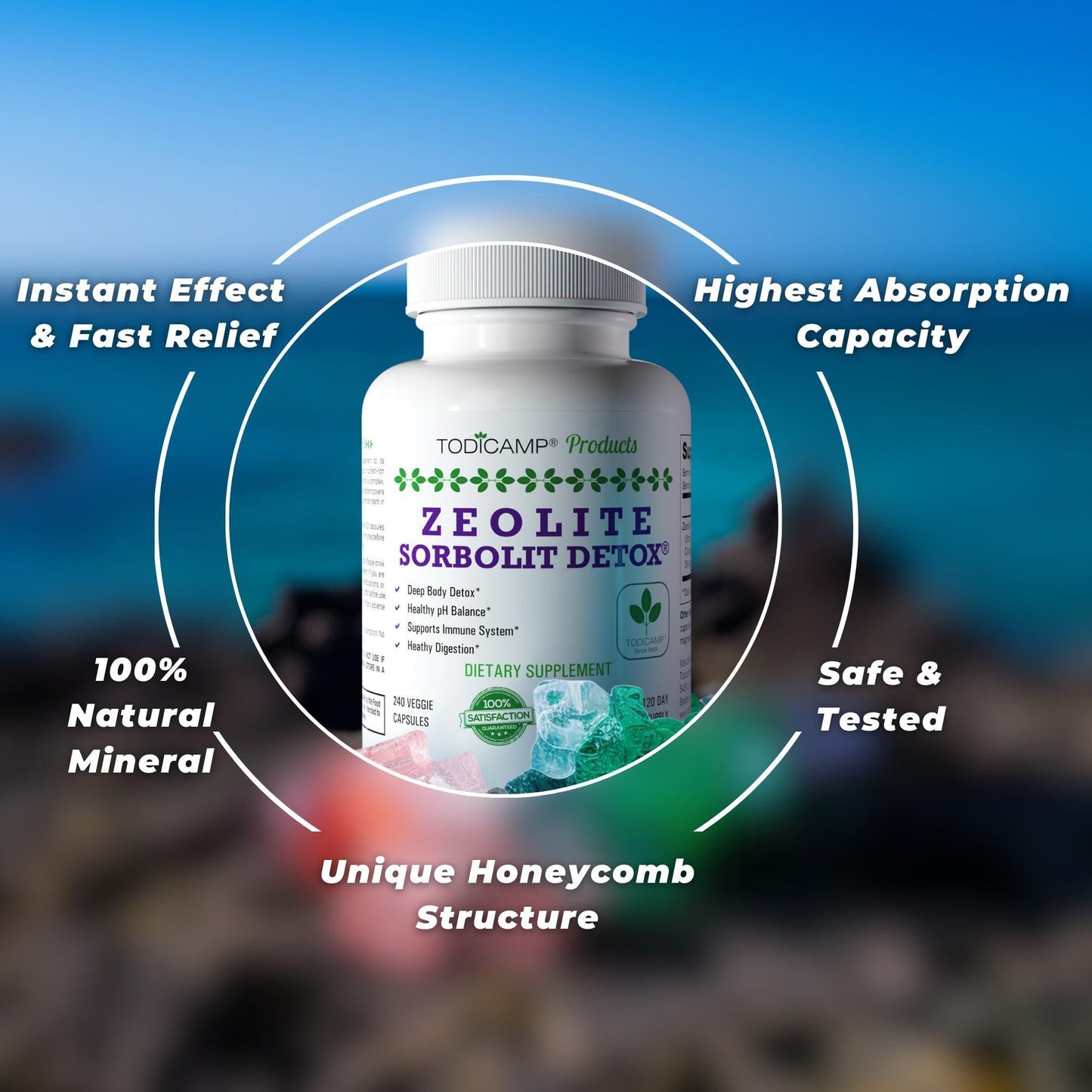 Zeolite Detox Capsules 120 Zeolite Capsules 1 2 µm Clinoptilolite Zeolite Detox 2 Months Supply Zeolite Clinoptilolite Capsules Zeolite Sorbolit Detox Zeolite Pills