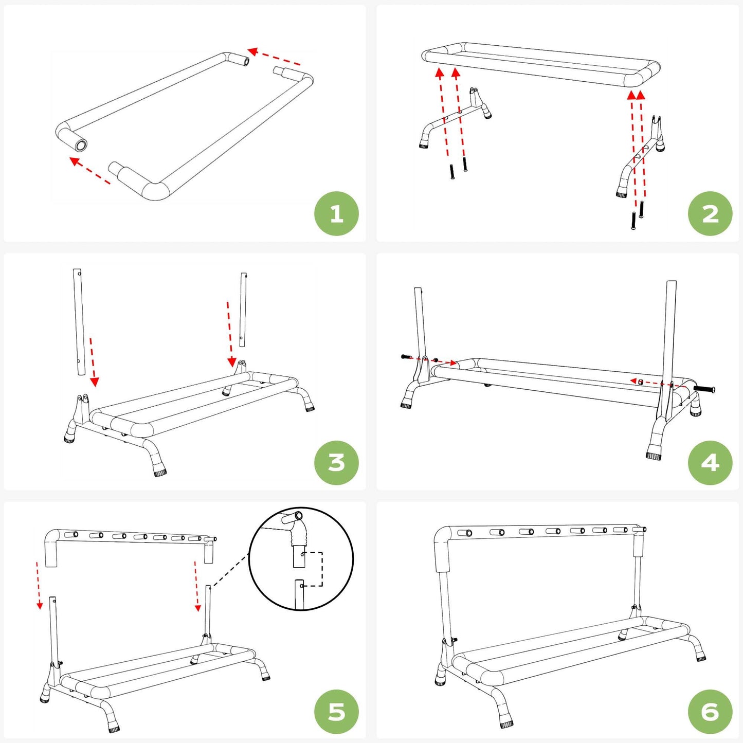 3 Holder Multi Guitar Folding Stand