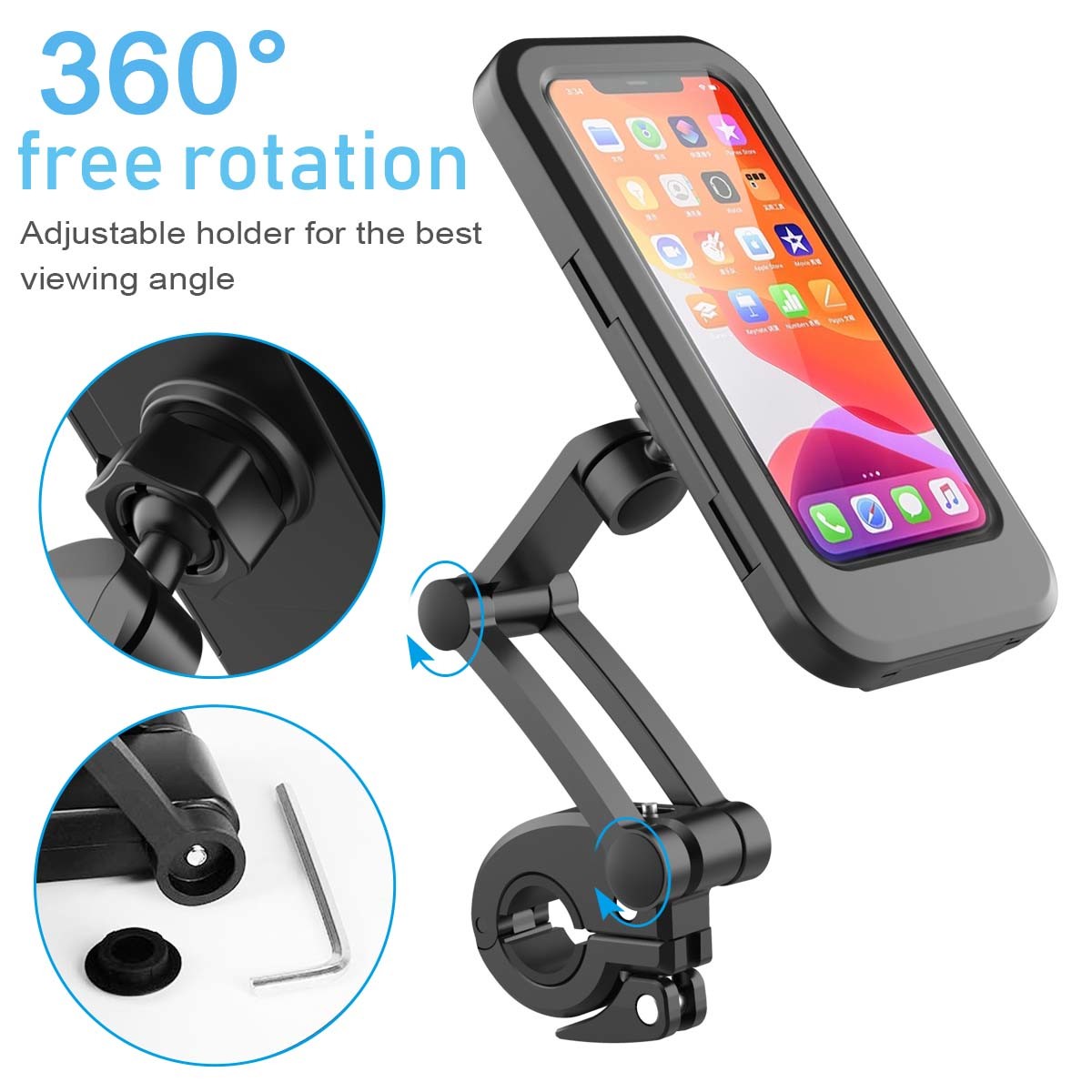 Mounted - Double Socket Bike Mount