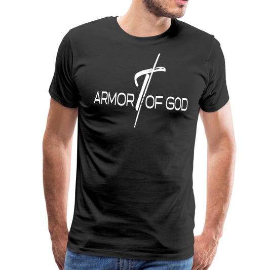 Armor Of God Graphic Text Mens T-Shirt