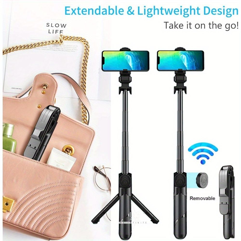 Selfie Stick Tripod Lighting for Phone/Desk/Laptop/Video Recording/Makeup/Room Meeting/Live Stream/TikTok