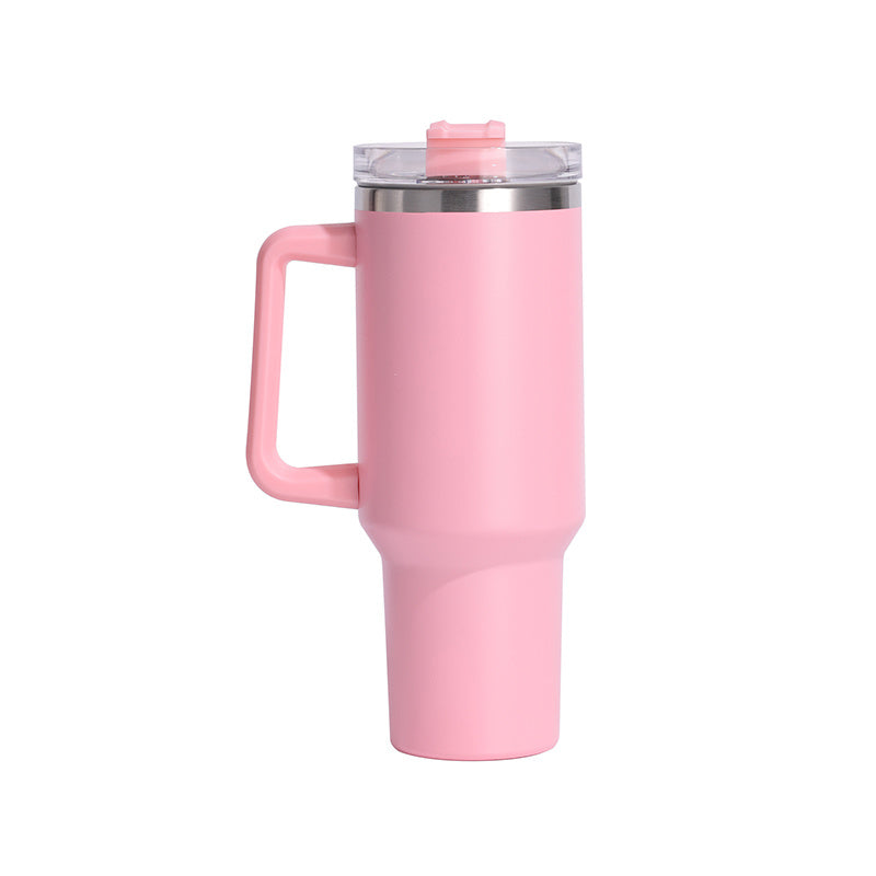 Vacuum Mug 40oz Insulated Mug with Lid & Straw