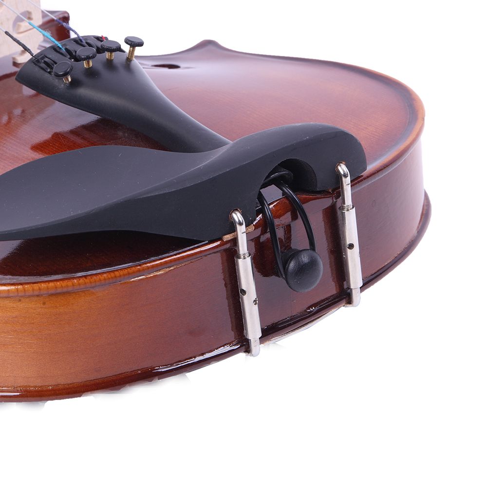 Gifts- 4/4 Classic Solid Wood Violin Case Bow Violin with Strings Rosin Shoulder Rest Electronic Tuner XH