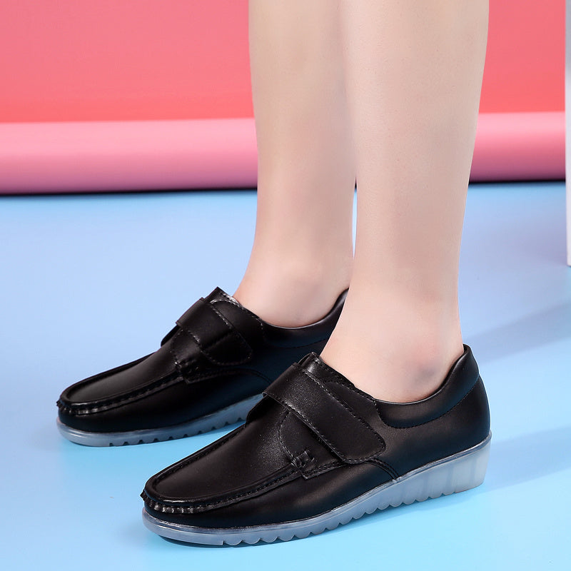 Women Flats Genuine Leather Shoes Woman Low Heels Oxford Nurse Moccasins Ballet Loafers Slip on Flat Shoes Female Espadrilles