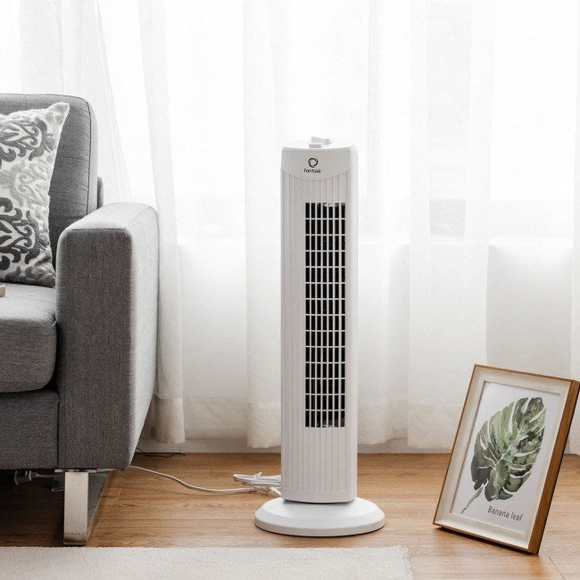 Fantask 35W 28 Inch Quiet Bladeless Oscillating Tower Fan