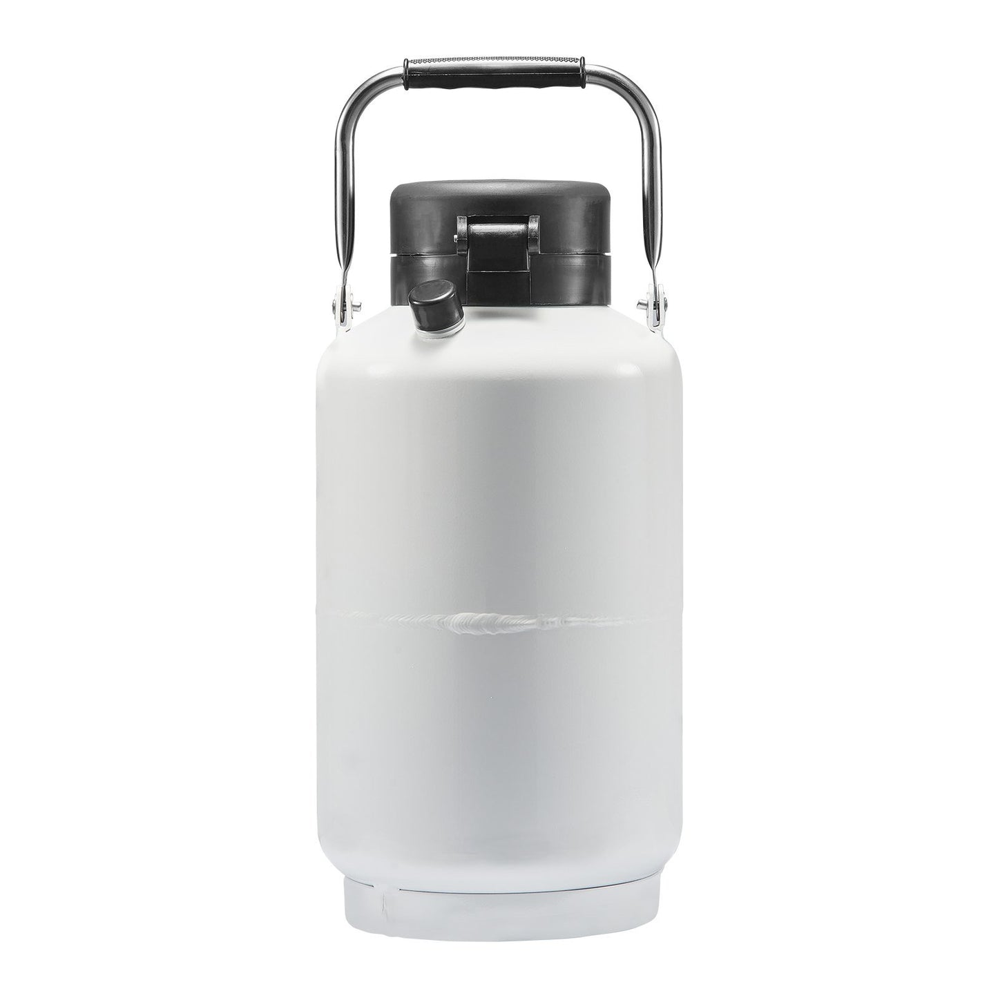 VEVOR Liquid Nitrogen Tank 3 L Aluminum Alloy LN2 Container Dewar 6 Canisters