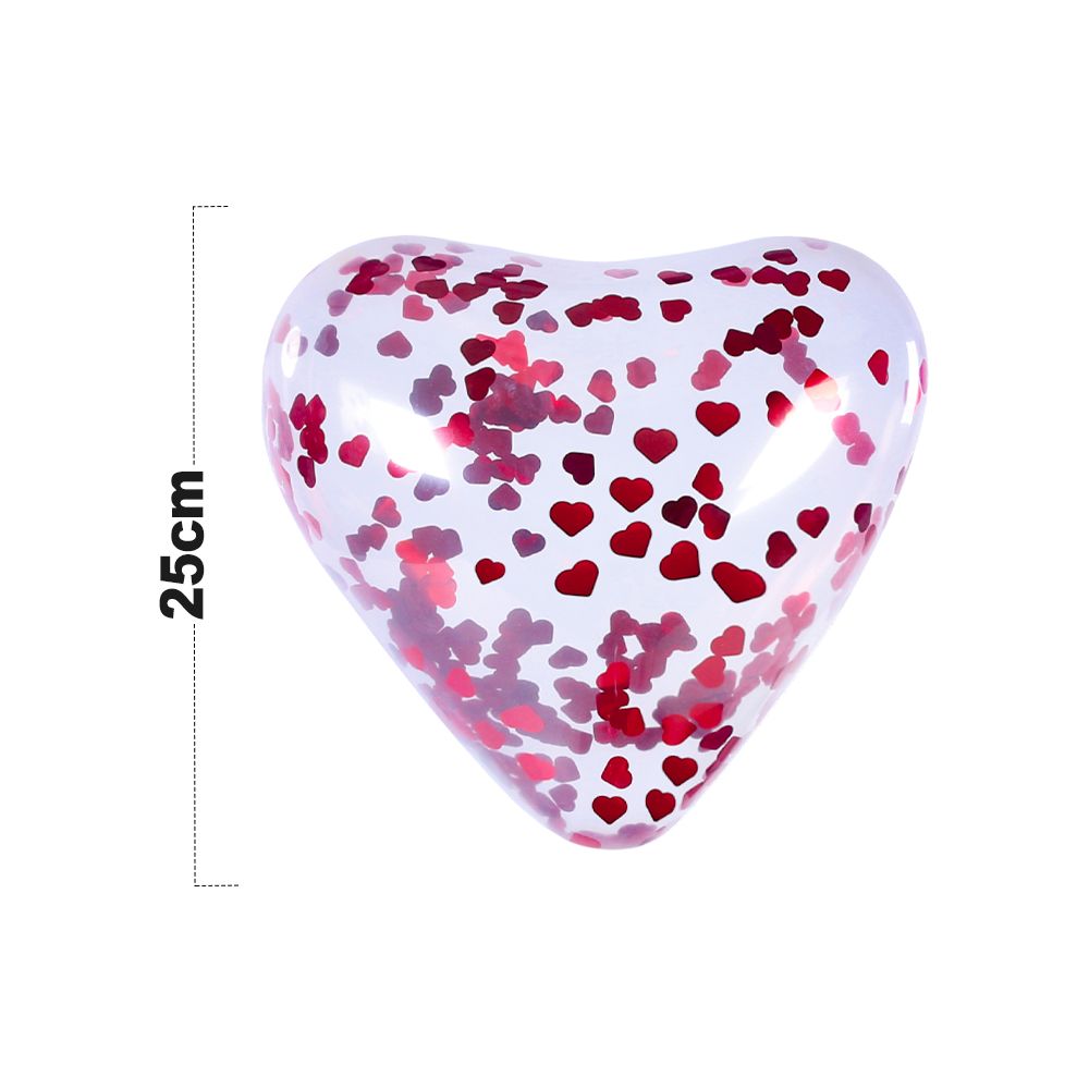 Vibrant Valentine Bowl - 25cm - 48pcs Pink, Red & White Plastic Bowl - Perfect for Parties, Events & Romantic Celebrations