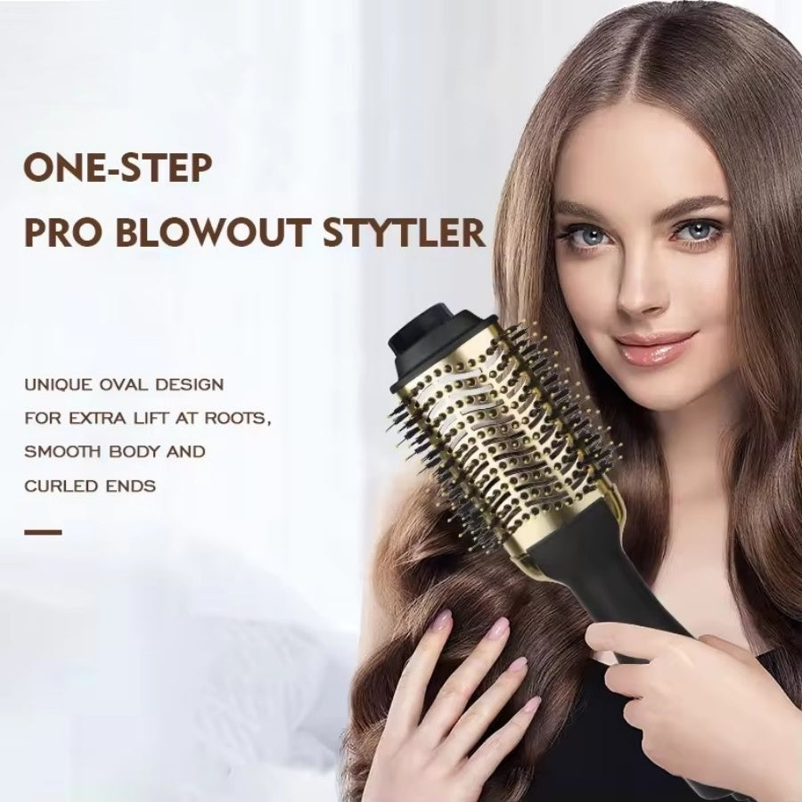 Hot Hair Blow Dryer Brush One Step Hot Air Stylers and Volumizer 2 In 1 Styling Tool Electric Hair Dryer with Hot Brush Travel Friendly Heated Hairbrush