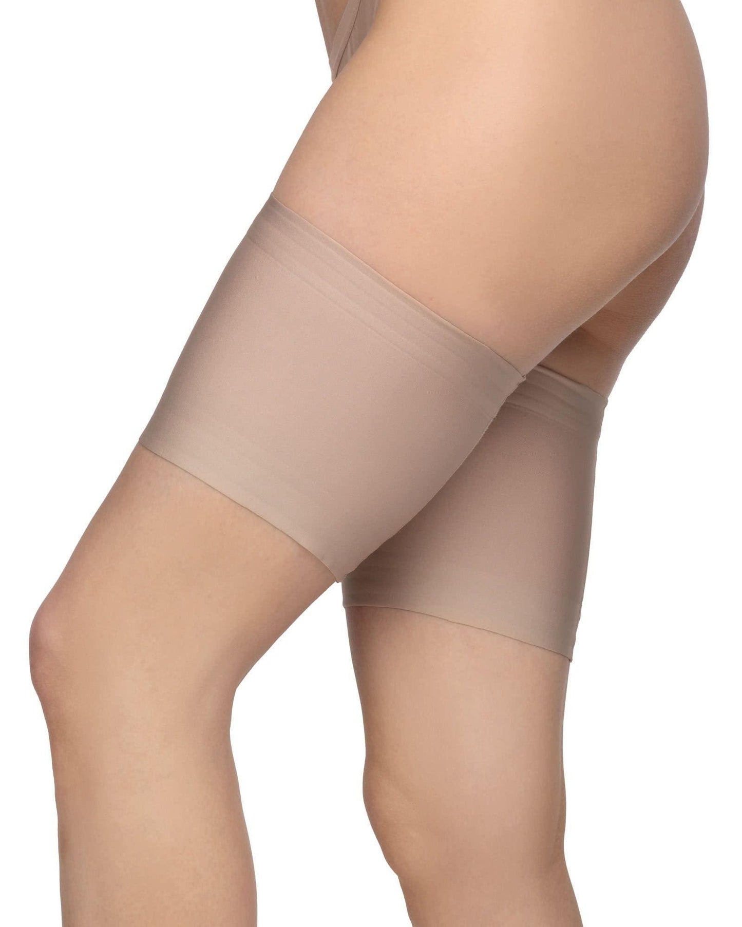 Women Elastic Thigh Bands Anti Chafing Prevent Thigh Rubbing Satin 3XL Size