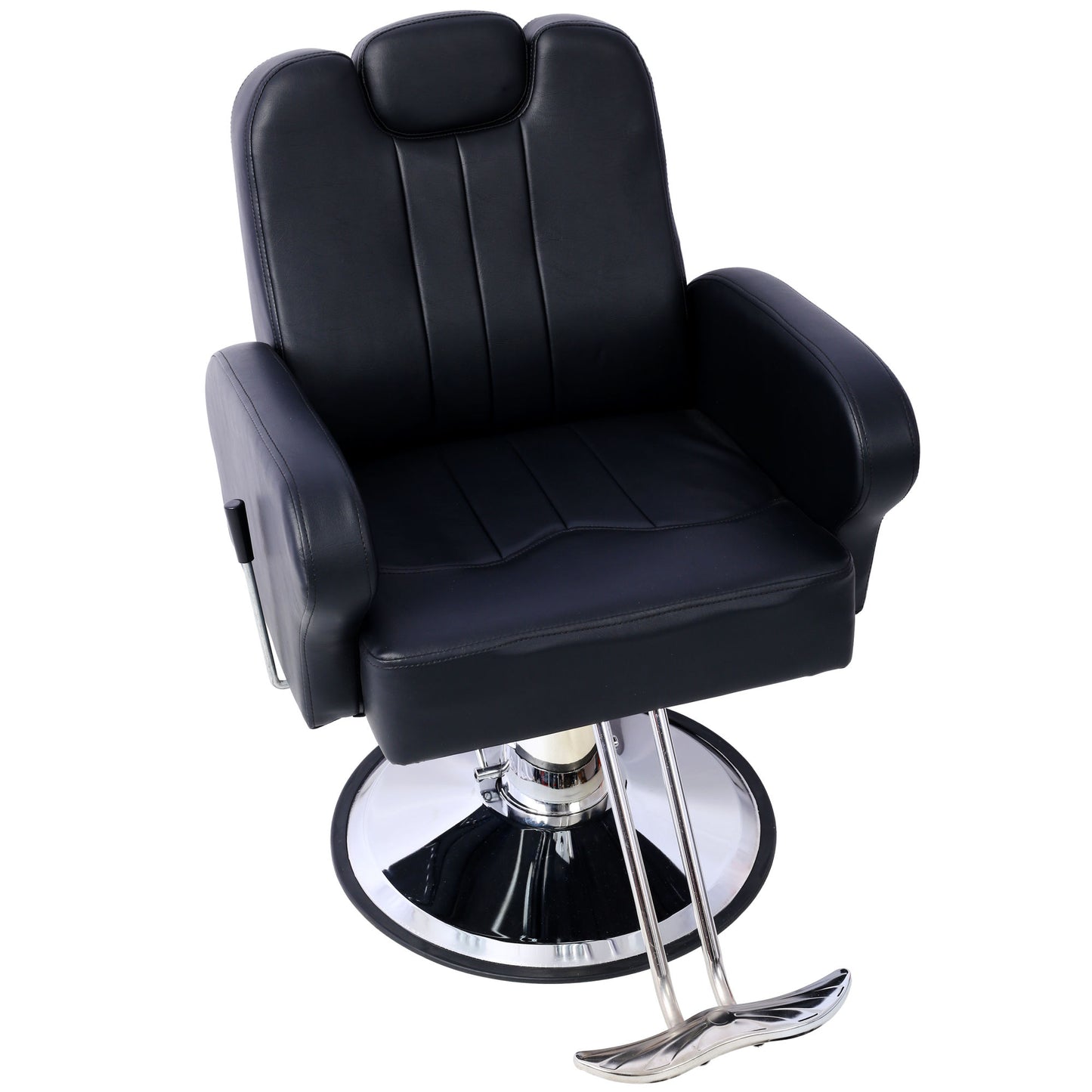 Artist hand Hair Stylist All Purpose Barber Chair for Barbershop Salon Chair,Heavy Duty Hydraulic Barber Chair Spa Furniture Shampoo Reclining Extra Wider Seat Beauty Hair Salon Equipment black