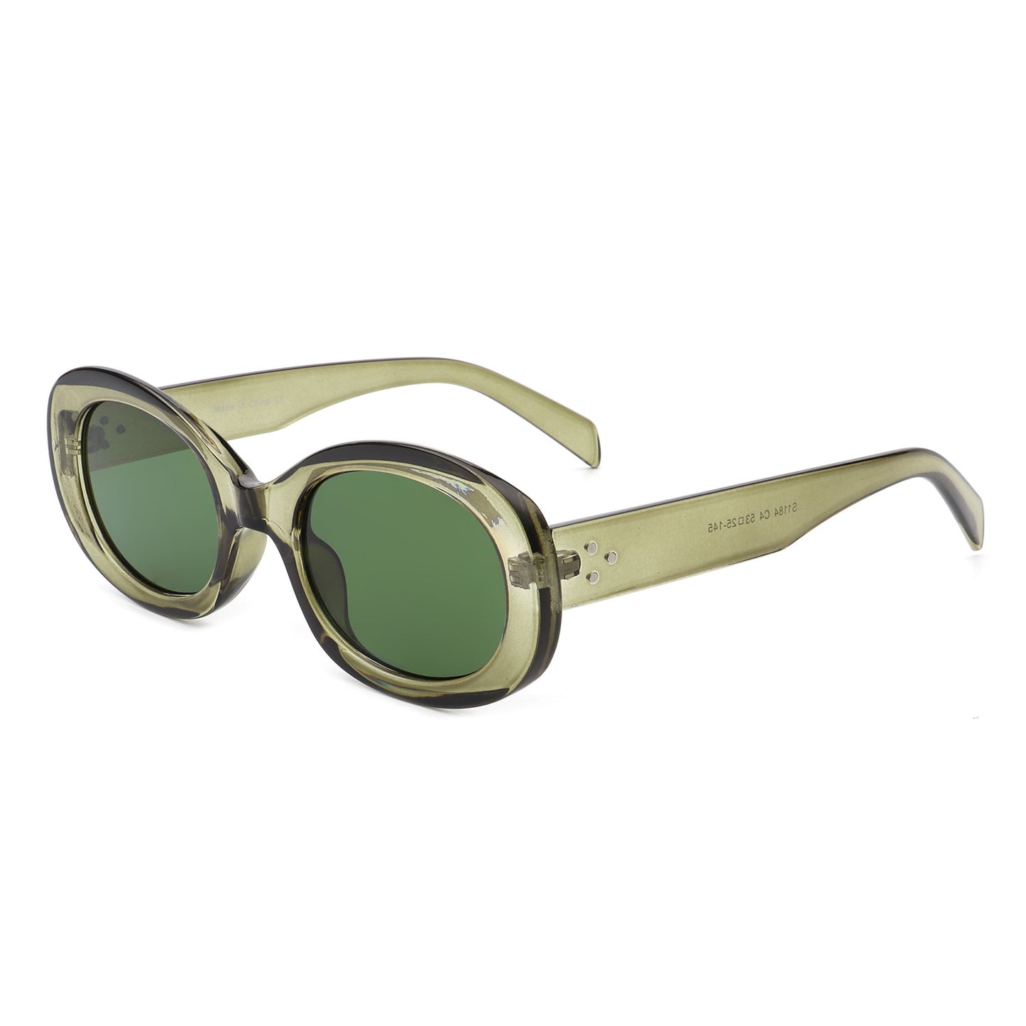 Oval Retro Clout Round Vintage Fashion Sunglasses