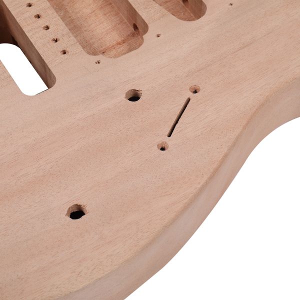 DIY 6 String 170 Style Electric Guitar Kits with Mahogany Body, Maple Neck and Accessories