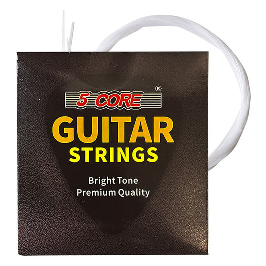 5 Core Premium Ukulele Strings, Tuning Replacement 4 Pieces String in 1 Pack for Musical Instruments Easy for Beginners Easy on Fingertips for General Ukulele Sweet Sound - UKS 4PCS