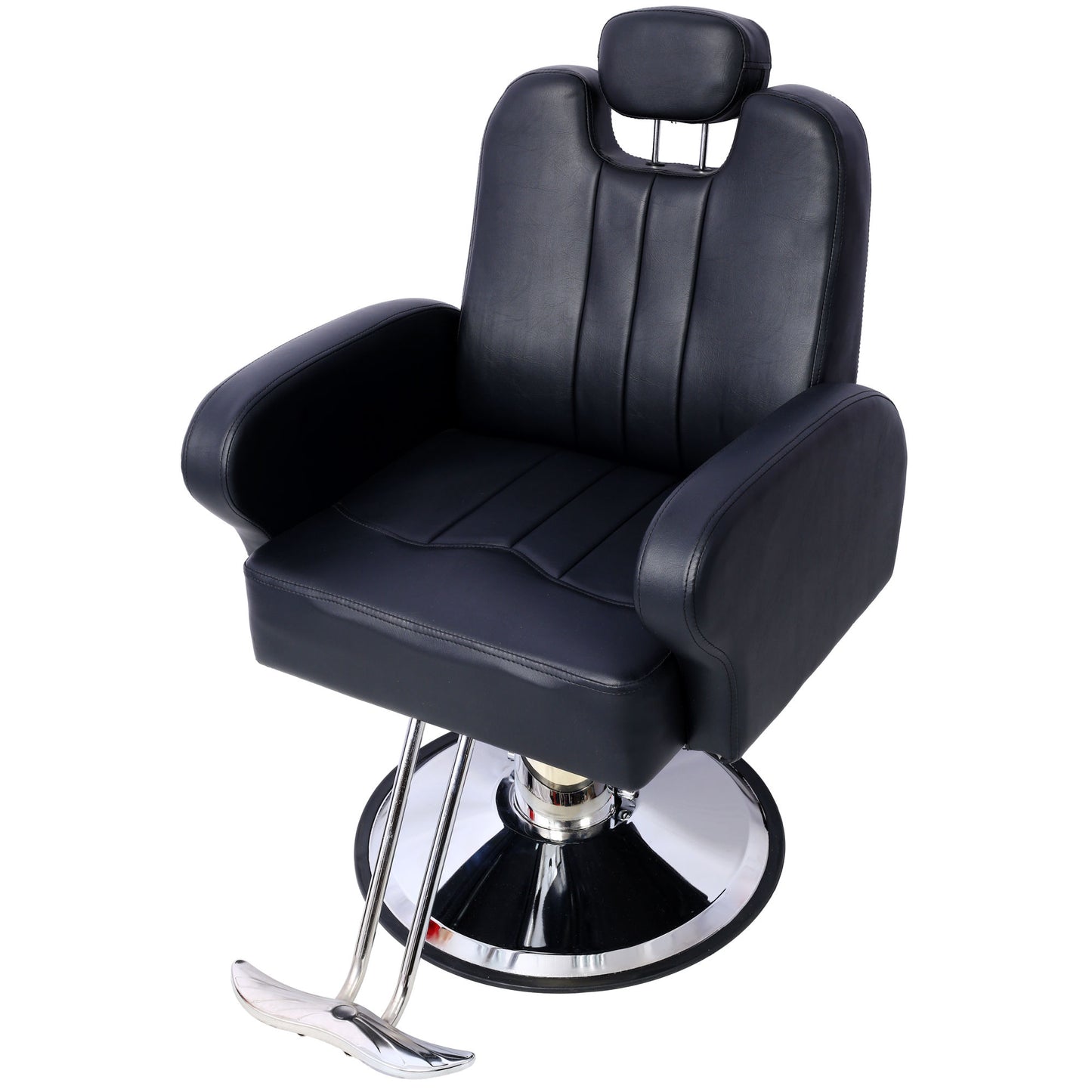 Artist hand Hair Stylist All Purpose Barber Chair for Barbershop Salon Chair,Heavy Duty Hydraulic Barber Chair Spa Furniture Shampoo Reclining Extra Wider Seat Beauty Hair Salon Equipment black