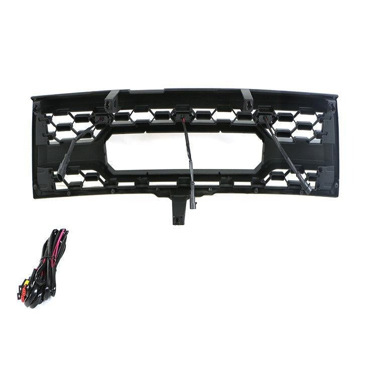 Front Grill For 3rd Gen 1996 1997 1998 1999 2000 2001 2002 Toyota 4Runner TRD PRO Aftermarket Grill Replacement All Models With 3 LED Lights And Letters